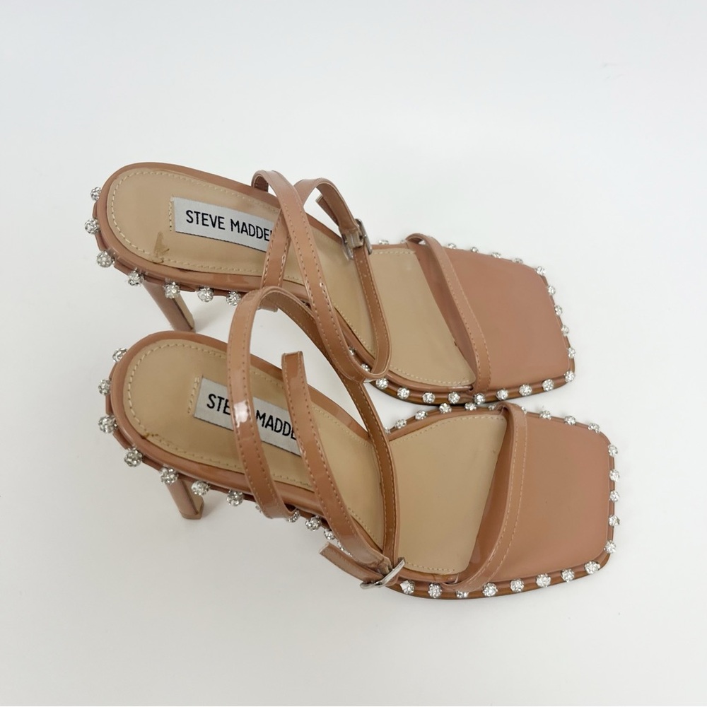 Steve Madden Zelle Studded Strappy Heels Size 8 - Picture 5 of 10